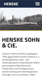 Mobile Screenshot of henske.de